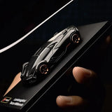 Bburago 1:64 Black Terzo Millennio Sports Model Diecast Metal Car