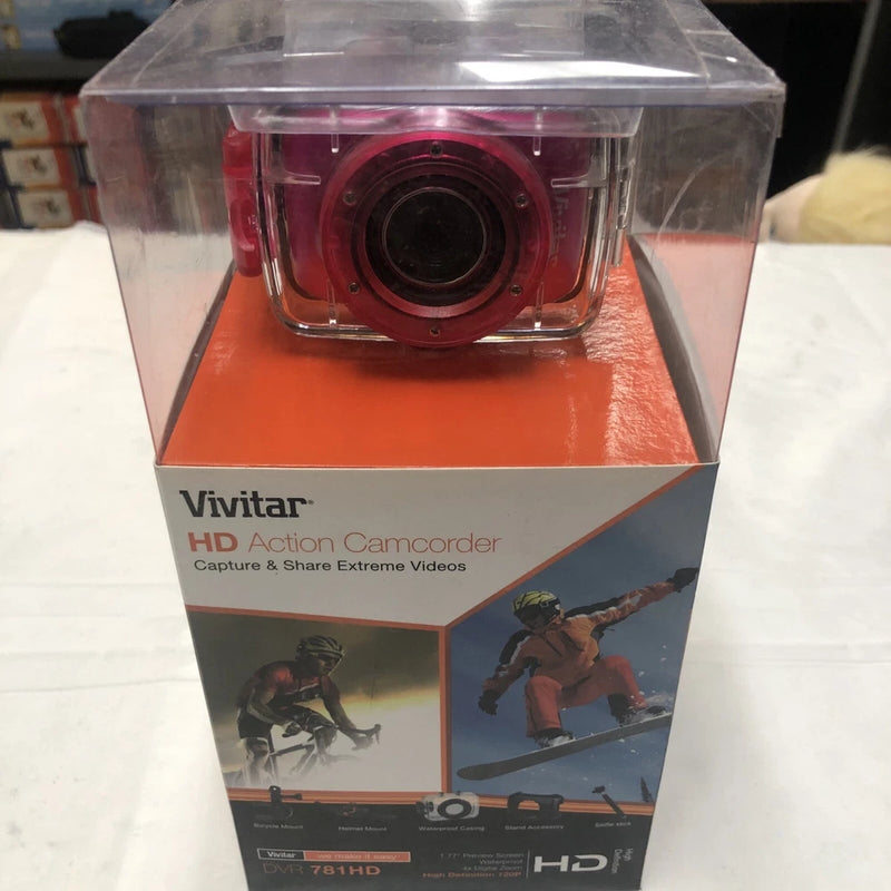 Vivitar HD Action Waterproof Camera / Camcorder - Hot Pink DVR781HD-HPNK