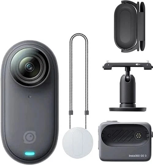 Insta360 GO 3 128GB Standard Bundle - Black Digital Camera Video Camcorder