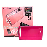 FUJIFILM FinePix Z1100 EXR Pink Slim Digital Camera with Box Accessories