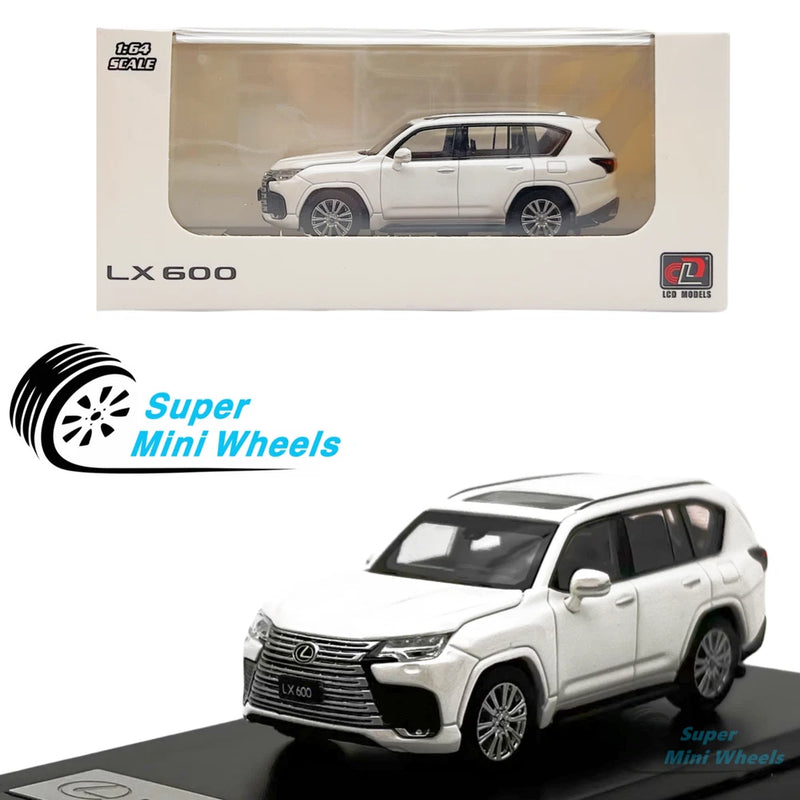 LCD Models 1:64 - Lexus LX 600 (White) Diecast Model