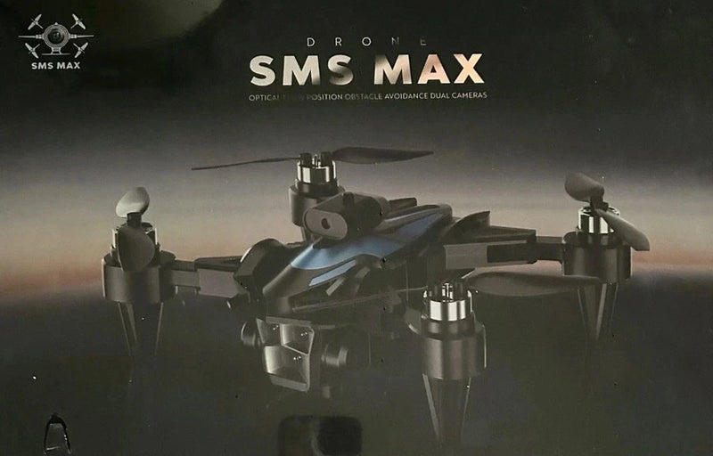 SMS MAX quadcopter drone with front camera and four propeller arms