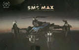 SMS MAX quadcopter drone with front camera and four propeller arms