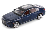 2023 BMW i7 G70 Limousine 1/24 Scale Diecast Model by Showcasts - BLUE