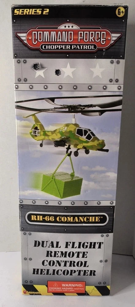 Vtg Command Force Chopper Patrol RH-66 Comanche Dual Flight R/C Helicopter Toy