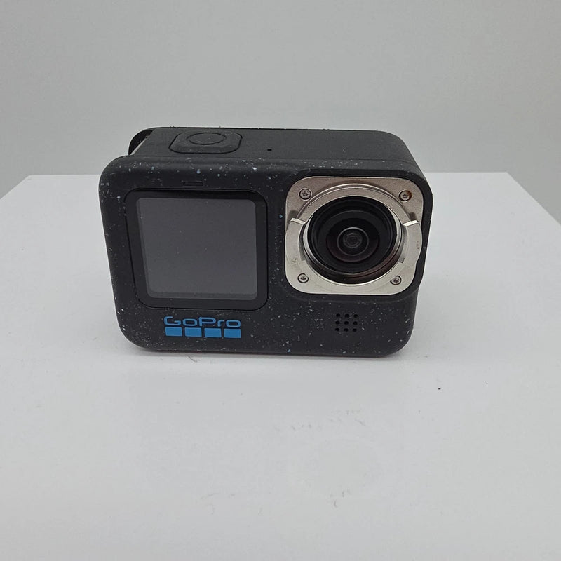 GoPro HERO12 Black action camera with front screen and exposed lens