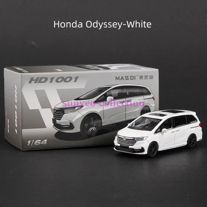 1:64 Massdi Odyssey Car Model Alloy Miniature Diecast Toy Vehicles Gift