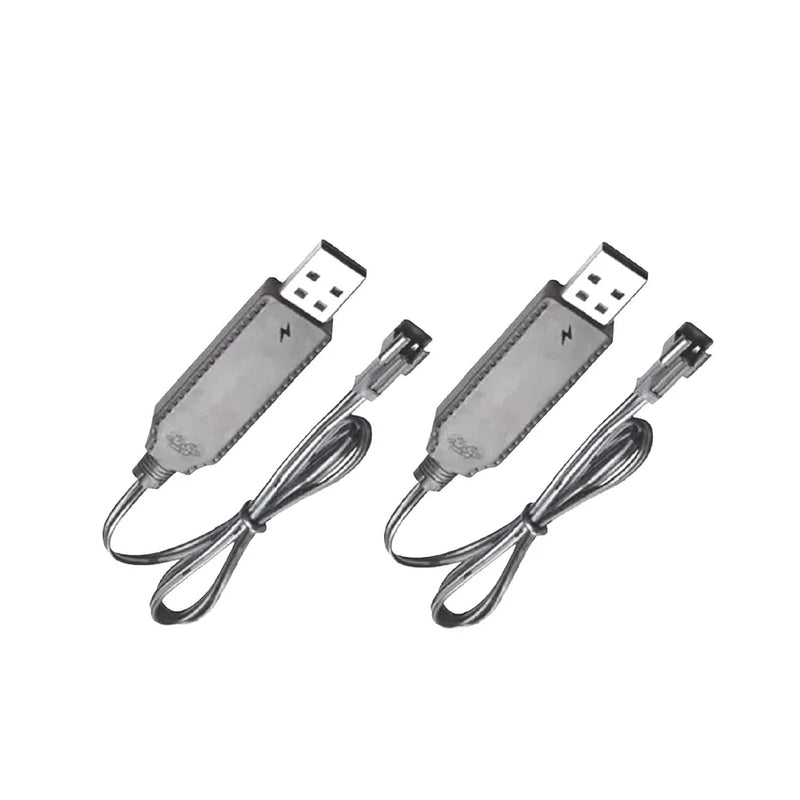 7V RC Car Battery Charger Cable SM-2P Plug Universal 3.7 Volt Battery Charger Battery