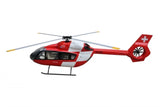 800size EC-145 T2 REGA RC Helicopter scale Fuselage Red White ARF Version