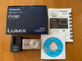 Panasonic DMC-FX30 Brown Compact Digital Camera 7MP 3.6x Zoom Tested