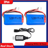 7.4V 850mAh JST Plug Rechargeable LiPo Battery For Udi U829A U829X MJXRC X600 RC