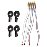 4 Pieces RC Drone Motors Spare Parts Practical Professional High Strength DIY