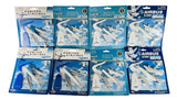 Realtoy (8) Assorted Commercial Airplane Pull Back Kits - New Old Stock 1/560