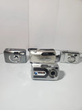 Lot of (4) Fujifilm Digital Cameras A330, A101, A350 + 2400Z (Read Description)