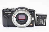 Panasonic LUMIX DMC-GF3 Black Mirrorless Digital Camera Body MFT 12.1MP