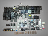 Lot of 65 Digital Camera Batteries + 39 Battery Chargers, Sony/Canon/Olympus Etc