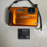 Panasonic Lumix DMC-TS4 Orange 2.7" Screen Waterproof Compact Digital Camera