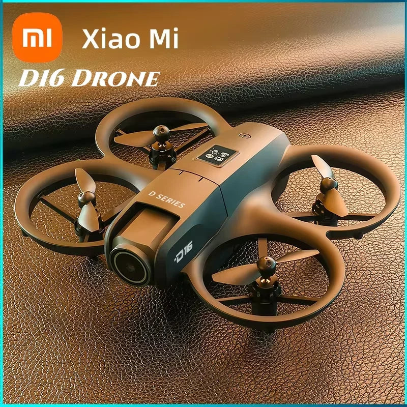 Xiaomi D16 mini quadcopter drone with four propellers, dark green body