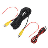 1 Pcs 19.68ft Male to Female RCA Extension Cable, Black, with DC Wire