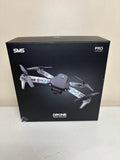 SMS Pro colorful light drone retail box with drone and controller graphic