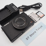 [Mint] Fujifilm XQ1 Black 4x Zoom X Series Camera w/New battery,charger,SD card
