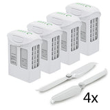 4 Pairs Propeller + 4pcs DJI Phantom 4 Lipo Intelligent Battery 15.2V 5870mAh