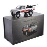 Masdi 1:64 Gray 1995 Hilux RN80  Pickup Truck Model Diecast Collect Car