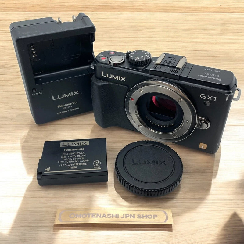 Lumix DMC-GX1 Panasonic Mirrorless SLR Camera Body Black 16.0MP [Very Good]