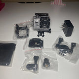 iPM Full HD Waterproof Sports Action Camera (Silver) w/16 Gb Memory Chip