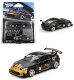 Mini GT 1:64 Toyota GR86 LB Nation Black Gold Diecast Model Car MGT01149-4J