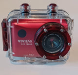Vivitar FULL HD 1080p Action Camera DVR786HD + 16 GB SSD CARD+Baterry And Works