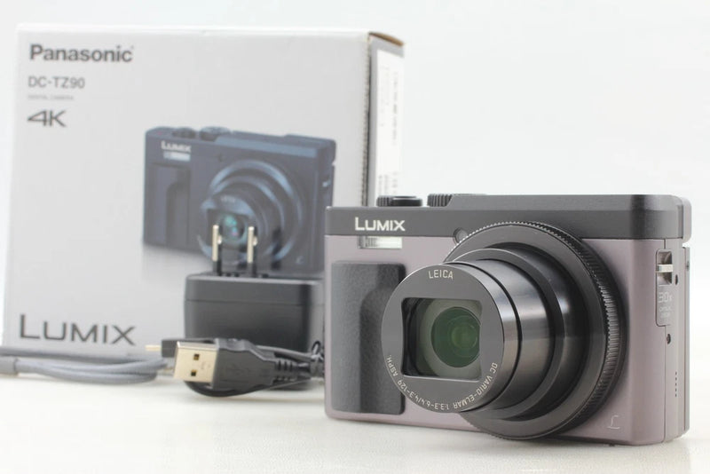 English OK [ TOP MINT in Box ] Panasonic Lumix DC-TZ90 ZS70 20.3MP 4K 30x Zoom