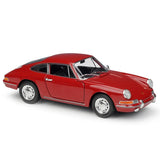 1:24 Porsche 911 1964 Model Car Diecast Toy Cars Metal Vehicles Collection Red