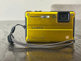 Panasonic DMC-TS2 Lumix 14.1 MP Digital Camera Orange w/ Charger & Battery,Case