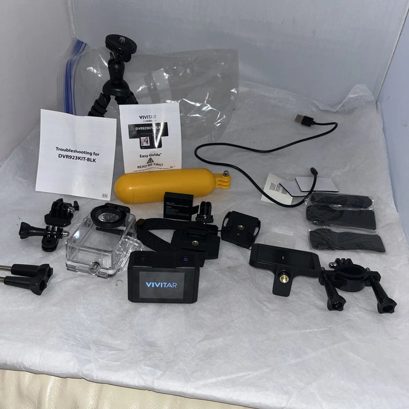 Vivitar 4K  HD Action Camera Kit Bundle Accessories, And Extras ?