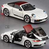 1:32 911 Targa 4S Sports Car Diecast Alloy Model Car Collectible Toy Display