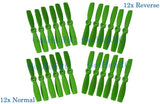 Cross-Hobby 4x4.5 Bullnose GREEN  4045 propellers (TOTAL 24PCS), Quad FPV Props