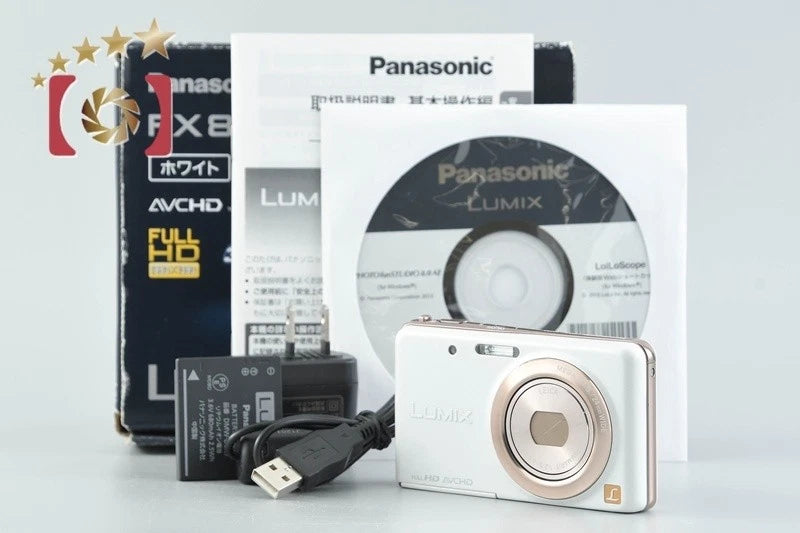 Used Panasonic Panasonic LUMIX DMC-FX80 White Compact Digital Camera (Original)
