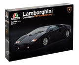 Italeri 3684 1/24 Scale Model Car Kit Lamborghini Countach 25th Anniversary