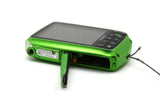 FujiFilm FinePix Z33WP 12.2 MP Digital Camera Green - BAD Battery Cover