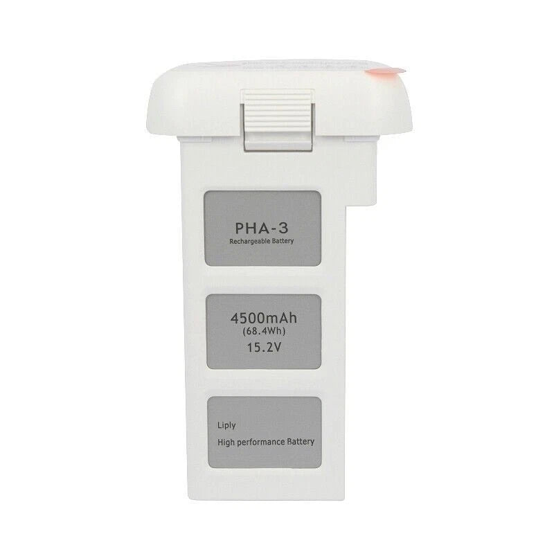 Drone rechargeable battery pack with PHA-3 label, 4500mAh and 15.2V rating