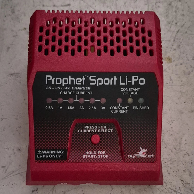 Dynamite Prophet Sport Li-Po Balance Charger 2S-3S RC Battery DYNC2005CA Battery
