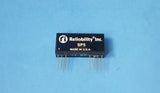 SP5 DC-DC converter IC module with 6 metal leads, black Reliability Inc package
