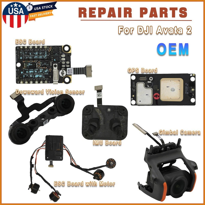 OEM Gimbal Camera GPS IMU Module ESC Downward Vision Sensor Part For DJI Avata 2