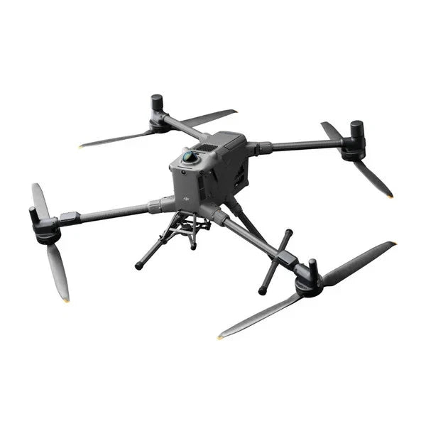DJI Matrice 400 quadcopter drone with four propellers, gray body