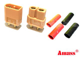 XT60 Amass RC Li-PO Battery Male Female Power Connector Plug x 5 Set