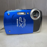 Fujifilm FinePix XP20 14.2MP BLUE Digital Camera Waterproof Tested W/ Battery