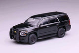 1:64 Tahoe Black SUV Diecast Model Car Alloy Vehicle Collection Toy