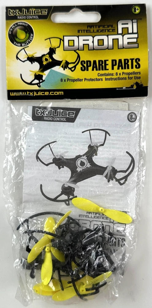 txJuice TX-1031 Ai Drone Spare Parts (8 Propellers & Protectors) New