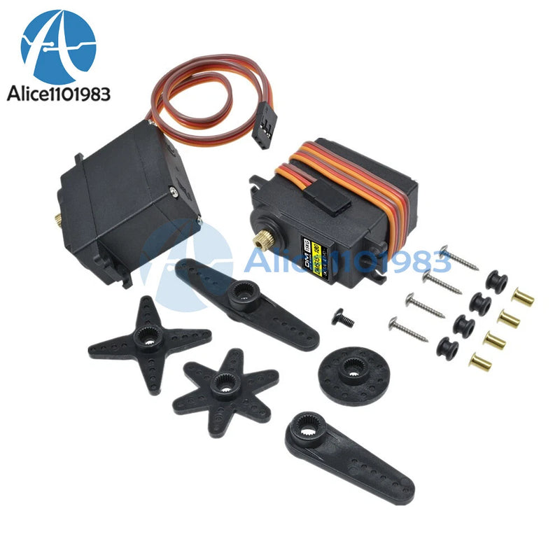 DMS15 Digital Metal Gear Motor Servo 15Kg 180?? Degree For RC Car Boat Helicopter